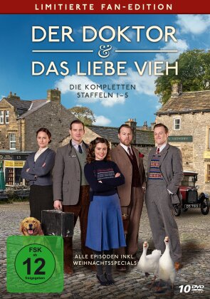 Der Doktor & das liebe Vieh - Staffel 1-5 (+ Magnet-Sticker, Fan Edition, Édition Limitée, 10 DVD)
