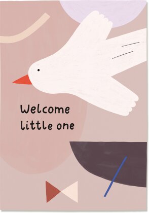 Postkarte Baby Welcome