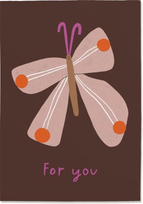 Postkarte For You - Schmetterling