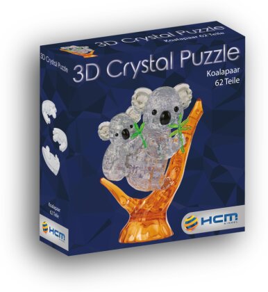 Crystal Puzzle - Koalabärenpaar