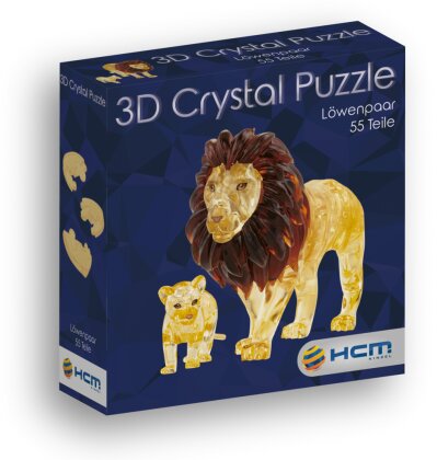 Crystal Puzzle - Löwenpaar