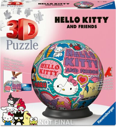 3D Puzzle-Ball Hello Kitty and Friends