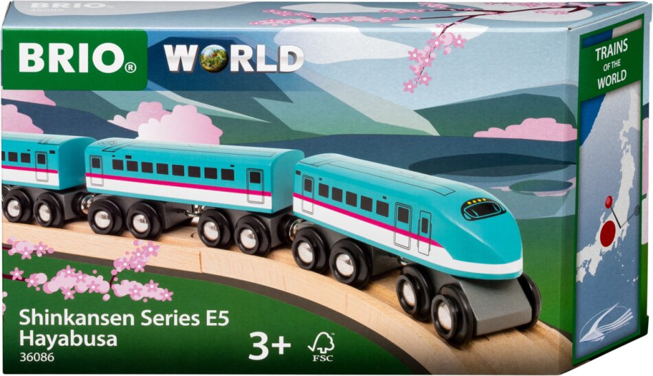 BRIO World - Trains of the World Shinkansen Series E5 Hayabusa Zug