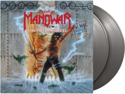 Manowar - The Hell Of Steel - Best Of (Music On Vinyl, 2025 Reissue, Silver Vinyl, 2 LPs)