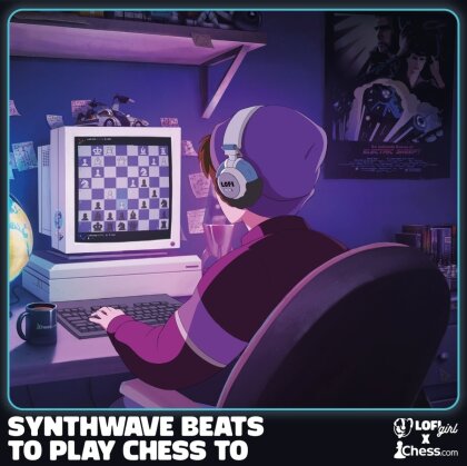 Chess. Com Synthwave Edition (Blue Vinyl, 2 LPs)
