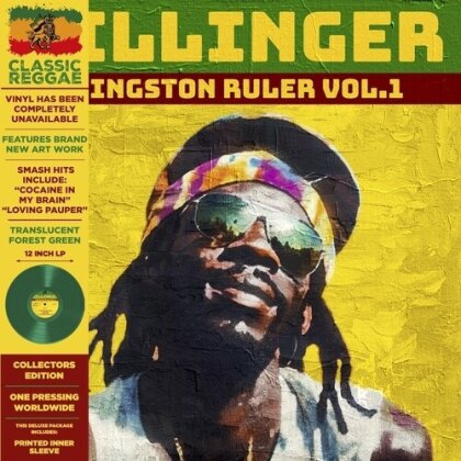 Dillinger - Kingston Ruler Vol. 1 (Culture Factory, Édition Deluxe, Édition Limitée, Green Vinyl, LP)