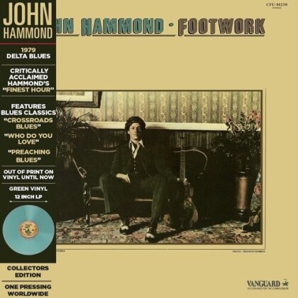 John Hammond - Footwork (2025 Reissue, Culture Factory, Limited Edition, Red/Green Vinyl, LP)