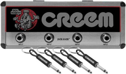 Pluginz Creem Jack Rack W/4 Gtr Plug Keychains Slv