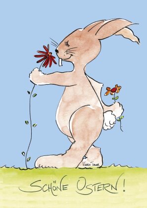 Schöne Ostern Postkarte