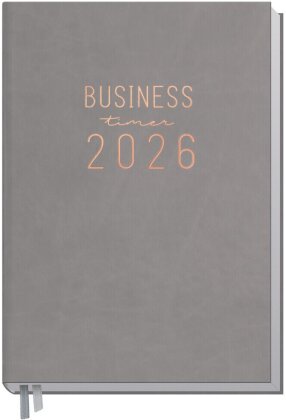 Business-Timer 25/26 18 Monate KL [Grau-Rosé]