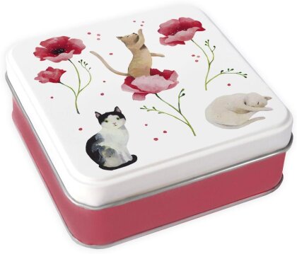 Geschenkdose. Katzen