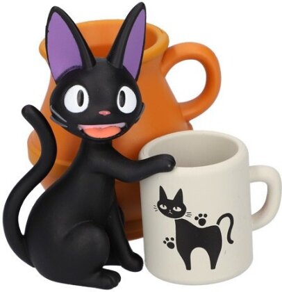 Figurine Pot à Crayons - Jiji & Tasses - Kiki la Petite Sorcière - 7 cm
