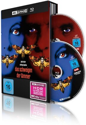 Das Schweigen der Lämmer (1991) (Limited Collector's Edition, Mediabook, 4K Ultra HD + Blu-ray)