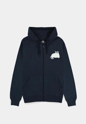 Exploding Kittens - Navy Men's Zipper Hoodie