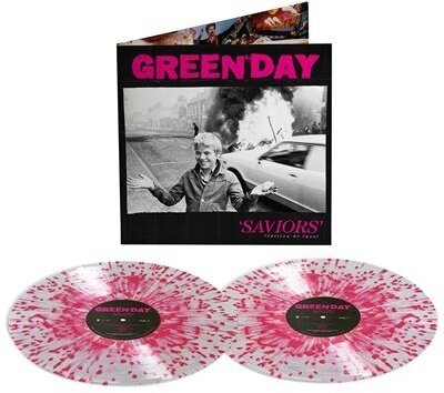 Green Day - Saviors Deluxe (2025 Reissue, Indies Exclusive, 140 Gramm, Reprise, Clear & Hot Pink Splatter Vinyl, 2 LPs)
