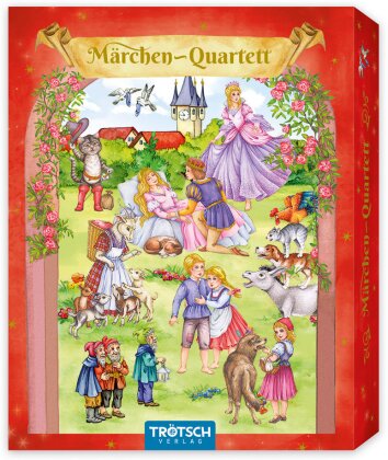TRÖTSCH - Quartett Spiel Kartenspiel Märchen | Ab 3 Jahren