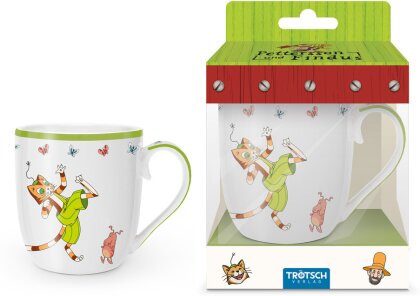 TRÖTSCH - Pettersson und Findus Kindertasse Geschenktasse aus Porzellan Findus