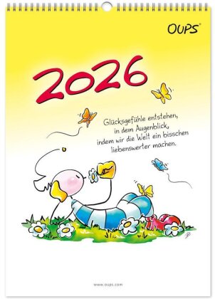Oups Wandkalender 2026