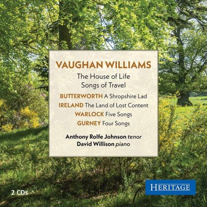 Ralph Vaughan Williams (1872-1958), George Butterworth (1885-1916), John Ireland (1879-1962), Peter Warlock, … - Songs Of Travel/House Of Life