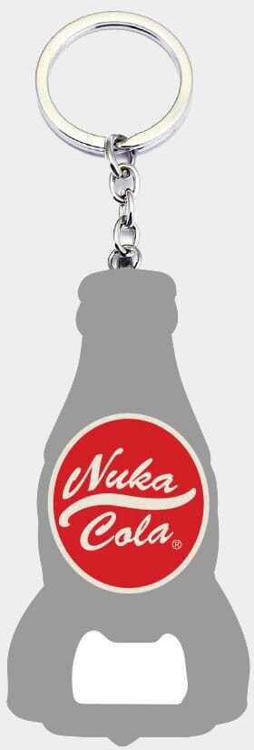 Fallout Schlüsselanhänger mit Flaschenöffner Nuka Cola Logo