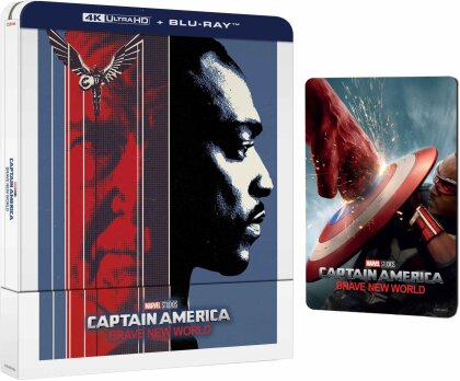 Captain America: Brave New World (2025) (+ Card, Edizione Limitata, Steelbook, 4K Ultra HD + Blu-ray)