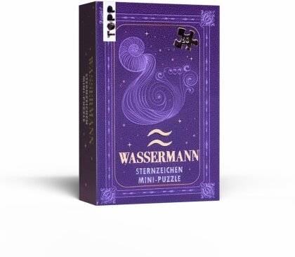 Sternzeichen Mini-Puzzle Wassermann