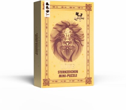 Sternzeichen Mini-Puzzle Löwe