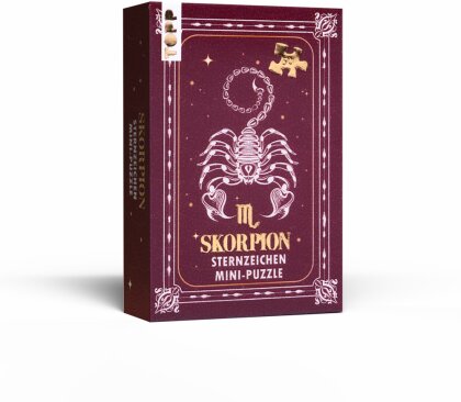 Sternzeichen Mini-Puzzle Skorpion