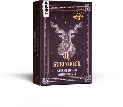 Sternzeichen Mini-Puzzle Steinbock
