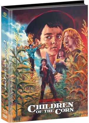 Children of the Corn (1984) (Wattiert, Limited Edition, Mediabook, Blu-ray + DVD)