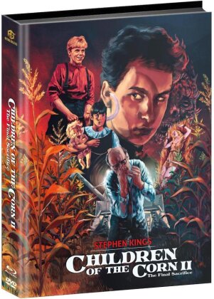 Children of the Corn 2: The Final Sacrifice (1992) (Wattiert, Limited Edition, Mediabook, Blu-ray + DVD)