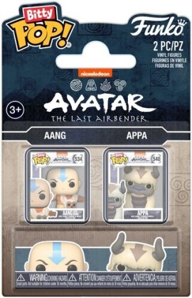 Bitty Pop Avatar The Last Airbender - Bitty Pop Avatar Tla 2 Pack Aang & Appa