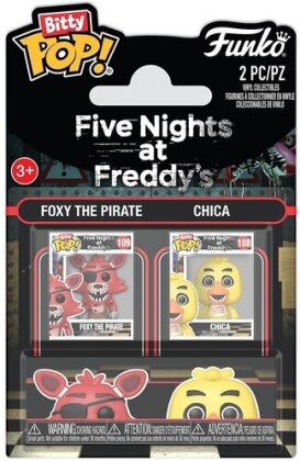 Bitty Pop Five Nights At Freddys - Bitty Pop Fnaf 2 Pack Foxy & Chica