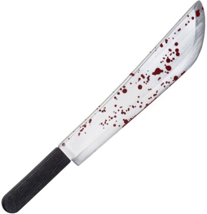 Horror Machete mit Blutspritzer