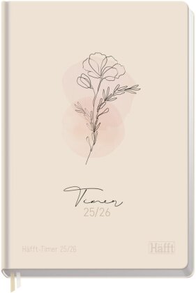 Häfft-Timer 25/26 A5 - Jugendkalender [Dainty Flower] EM