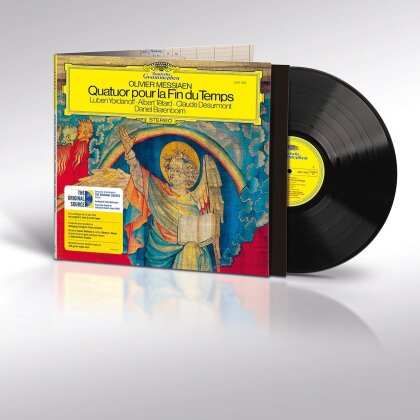 Luben Yordanoff, Albert Tetard & Daniel Barenboim - Messiaen: Quatuor pour la fin du temps (LP)