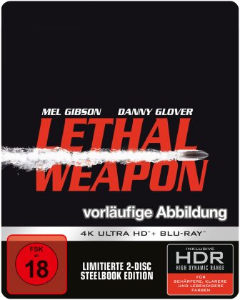 Lethal Weapon (1987) (Limited Collector's Edition, Steelbook, 4K Ultra HD + Blu-ray)