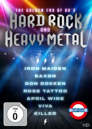 Various Artist - The Golden Era of 80’s Hard Rock and Heavy Metal (O-Card, 2 DVDs)