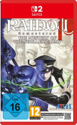 Raidou: Remastered - The Mystery of the Soulless Army (Game Key Card)