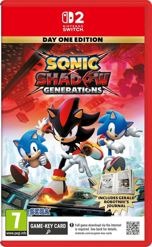 Sonic x Shadow Generations - (Game Key Card) Day One Edition