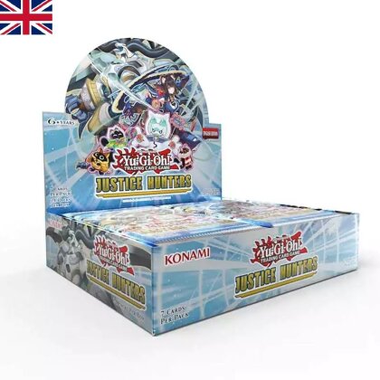 JCC - Booster - Justice Hunters - Yu-Gi-Oh! (24 boosters) (EN) - 9 cm