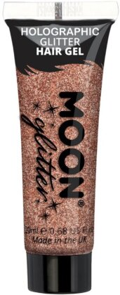 Moon Glitter Haarglitzergel rose gold holografisch