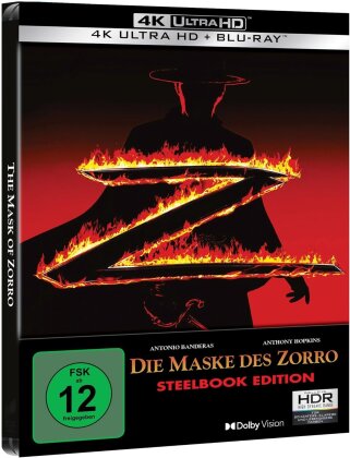 Die Maske des Zorro (1998) (Limited Edition, Steelbook, 4K Ultra HD + Blu-ray)