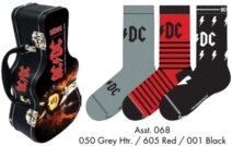 AC/DC - AC/DC Socks 3 Pack In Guitar Tin (One Size)