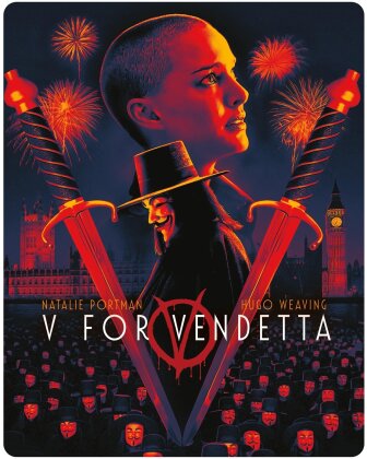 V for Vendetta (2005) (Limited Edition, Steelbook, 4K Ultra HD + Blu-ray)