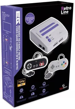 EgoGear - RGCS20X HD Family Retro Video Game Console 8 & 16 Bits