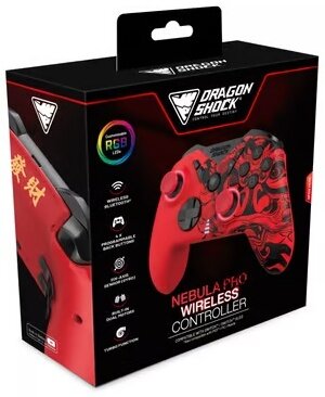 DragonShock - NEBULA PRO - Pro Wireless Controller Red Dragon