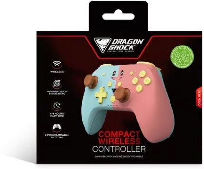 DragonShock - PopTop Compact Bluetooth Wireless Controller Blue & Pink