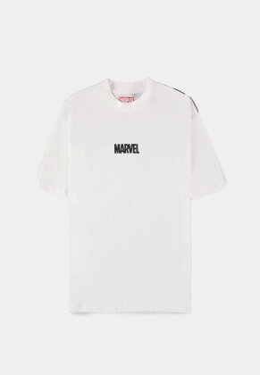 Spider Man - Split Comic Men's Short Sleeved T-Shirt (Loose Fit) - Xl Short Sleeved T-Shirts M White