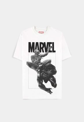 Spider Man - Venom Men's Short Sleeved T-Shirt - S Short Sleeved T-Shirts M White